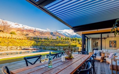 Louvre design by pool for your home